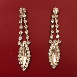 2” Crystal Drop Earrings